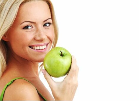 La dieta de manzana pierde peso en una semana